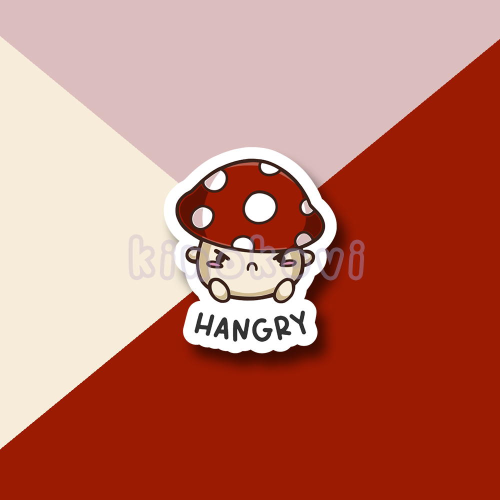 Taki the Mushroom Talking Sticker