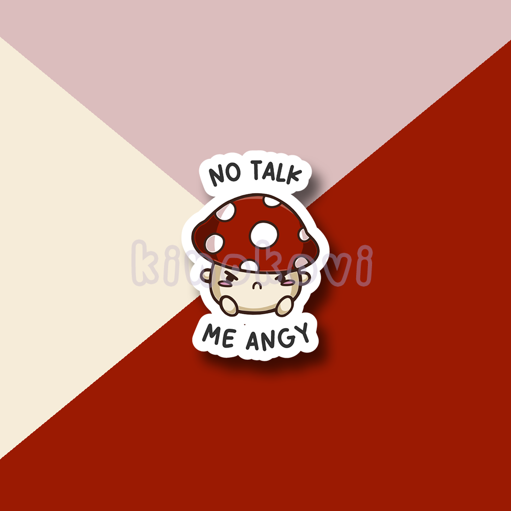 Taki the Mushroom Talking Sticker