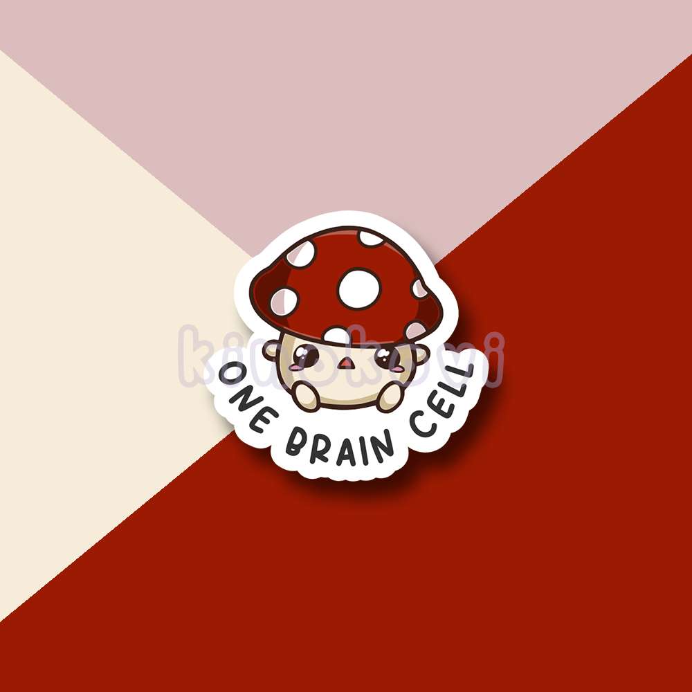 Taki the Mushroom Talking Sticker