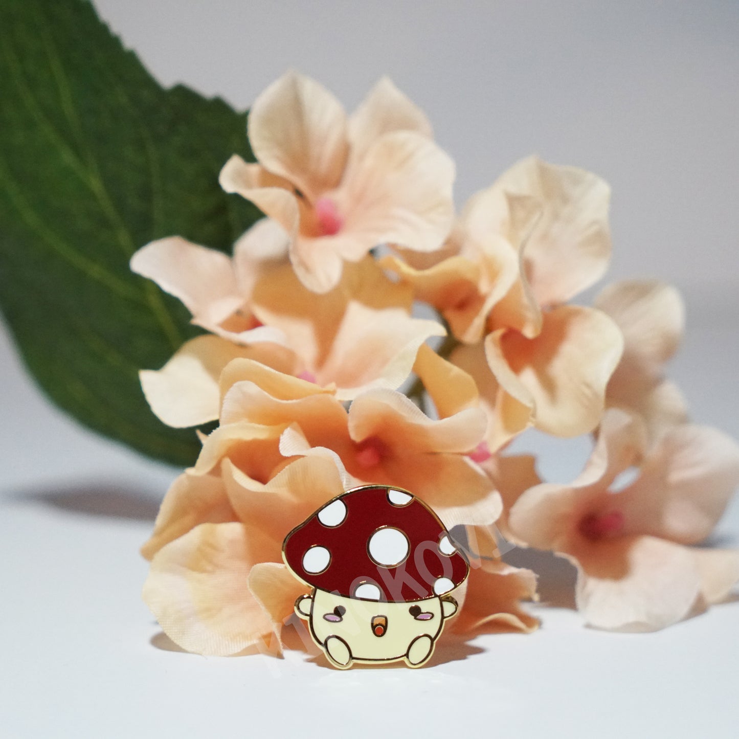 Taki the Mushroom Enamel Pin