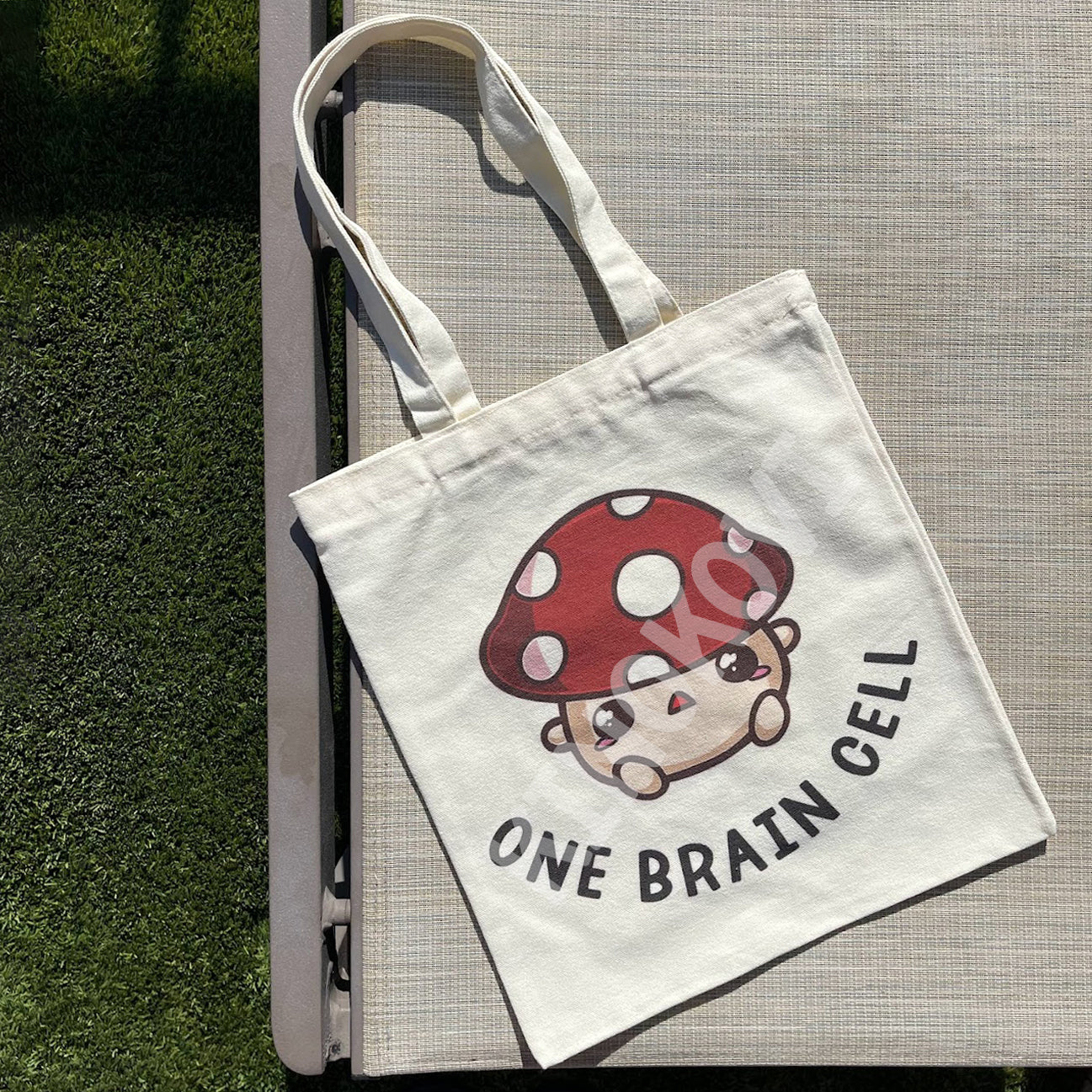 Taki the Mushroom Talking Tote Bag