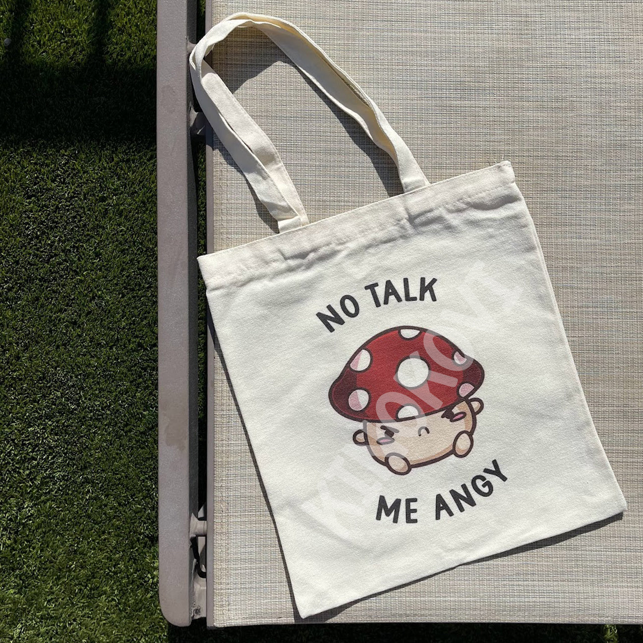 Taki the Mushroom Talking Tote Bag