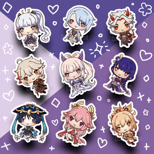 Genshin Impact (Inazuma) Stickers