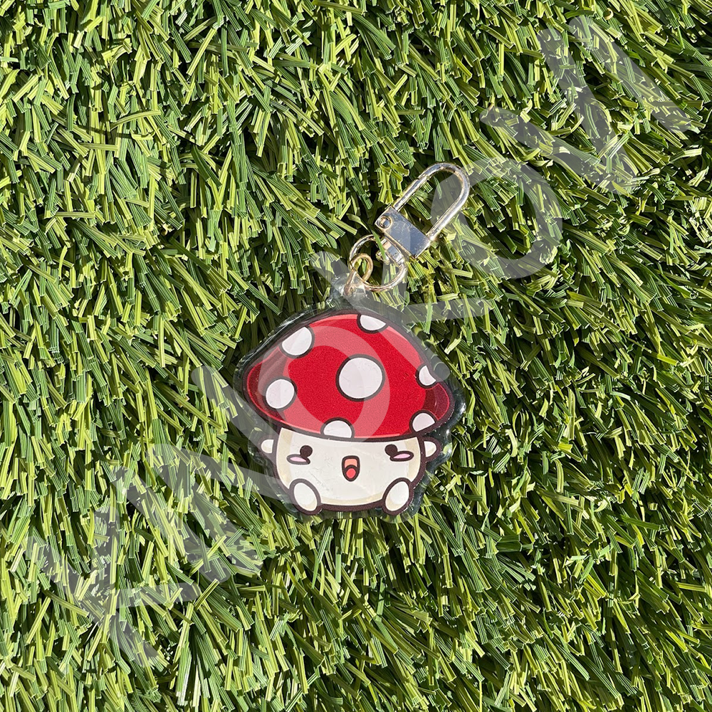 Taki the Mushroom Keychain