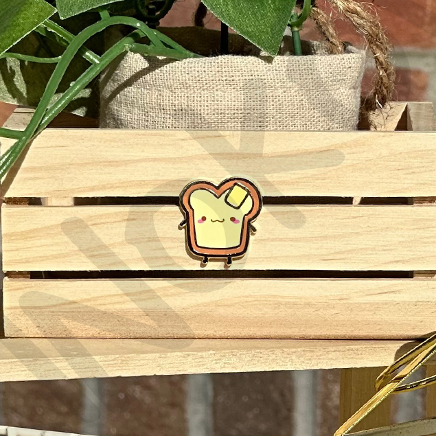 Carl the Carb Enamel Pin